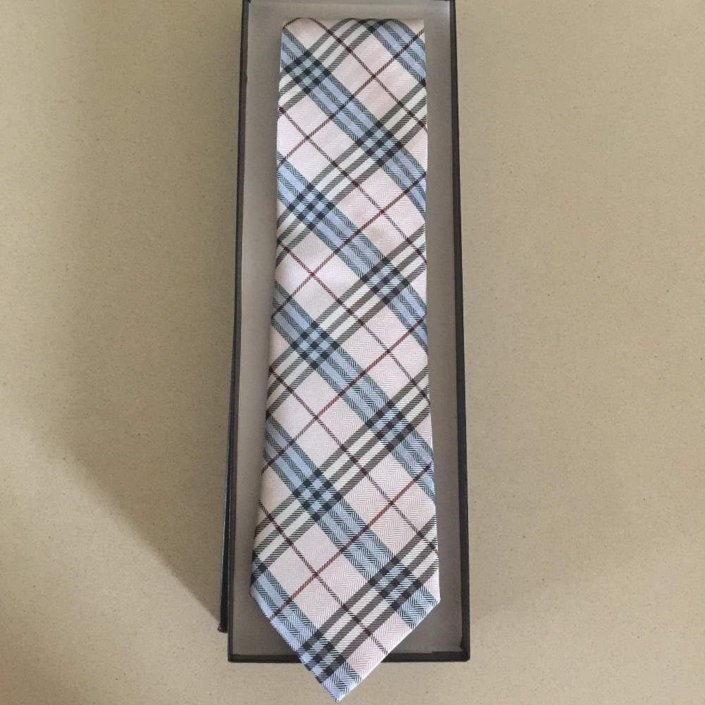 New Burberry Silk Neck Tie